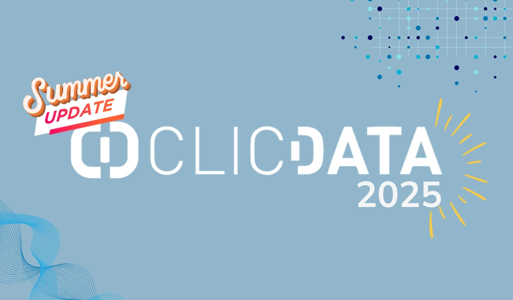 ClicData 2025 summer update promotional banner