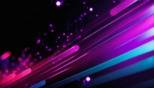 points de données et courbes colorées
