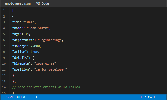 json
