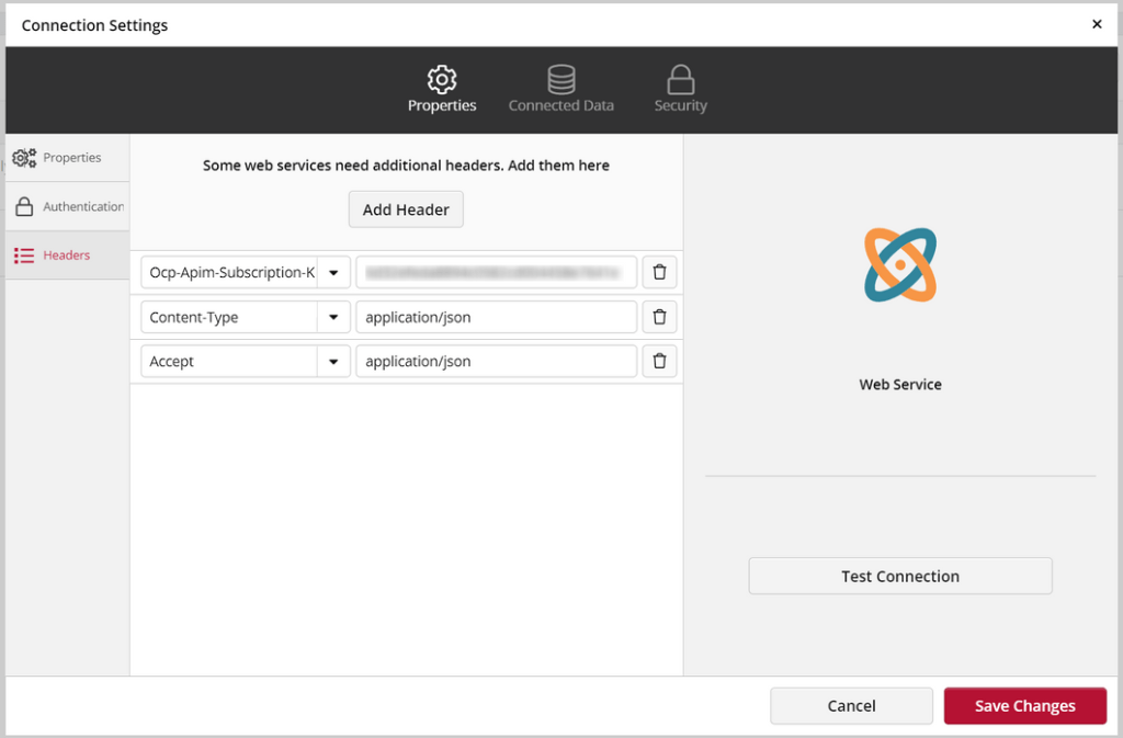 webservice headers