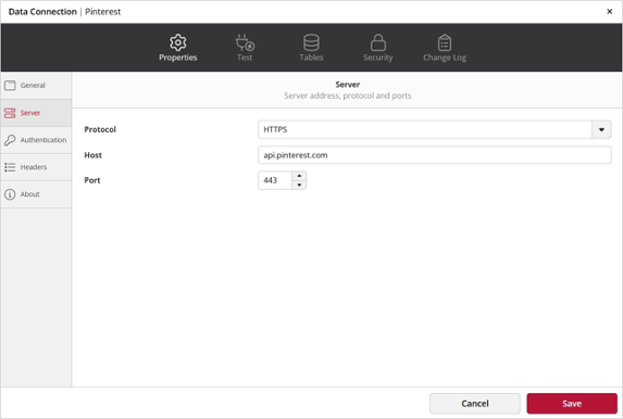 blog api integration pinterest clicdata server