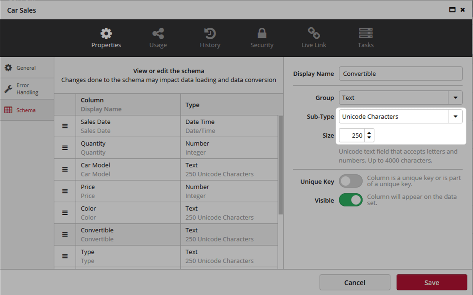 Blog Appropriate Data Types