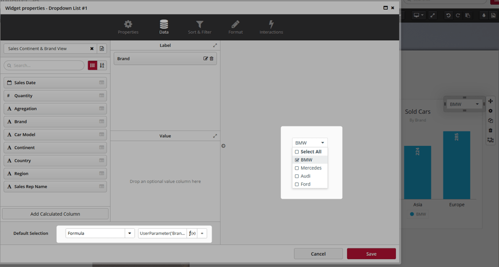 Blog Filtered Widgets Clicdata