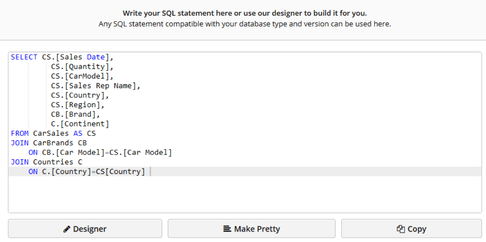 Blog Sql Query