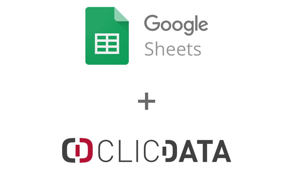 Clicdata Google Sheets Connection