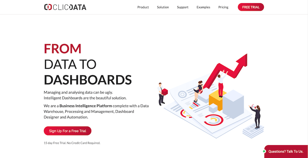 Data Management Analytics Tool Clicdata