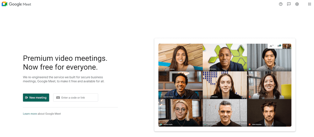 Google Meet Video Conferencing Tool 1