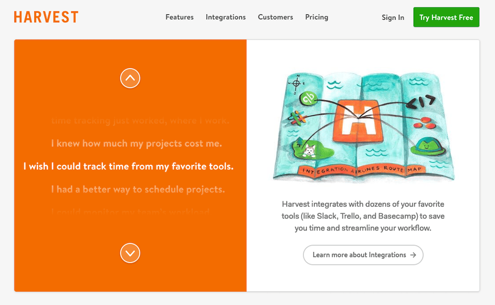 Harvest Time Tracking Tool