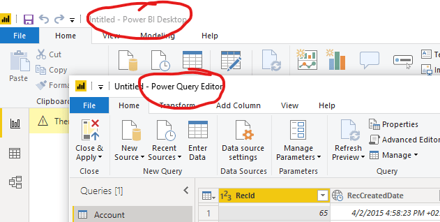 Powerbi Query Editor
