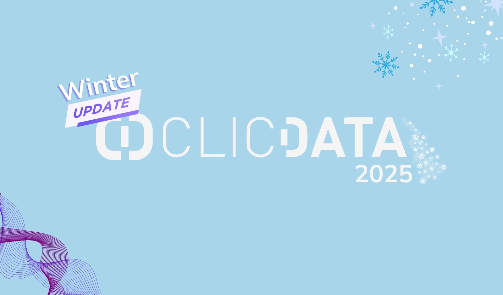 ClicData 2025 winter update announcement