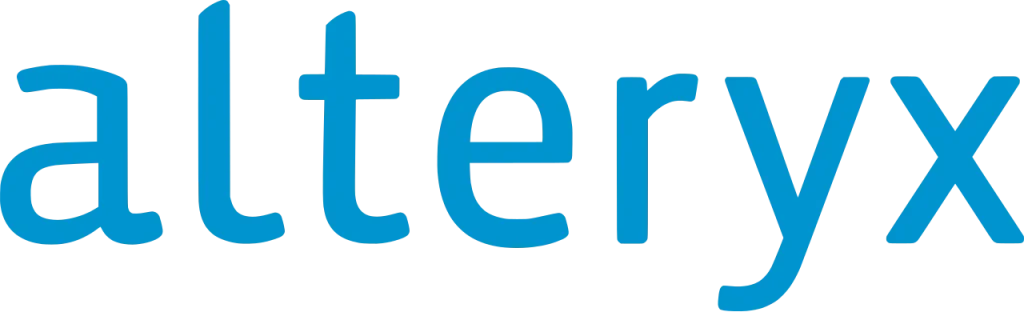 Logo Alteryx en lettres bleues