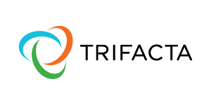 Logo abstrait avec trois anneaux colorés entrelacés