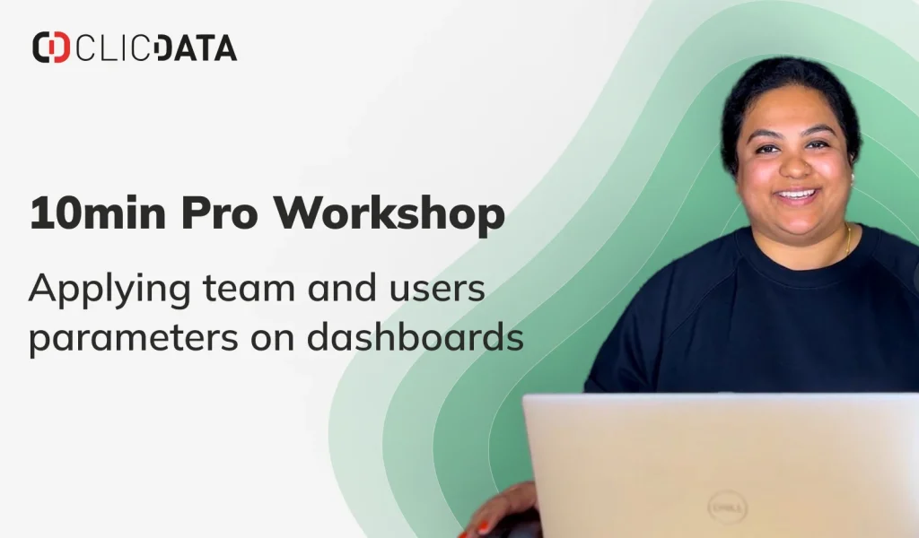 10min Pro Workshop dashboard parameters presentation slide